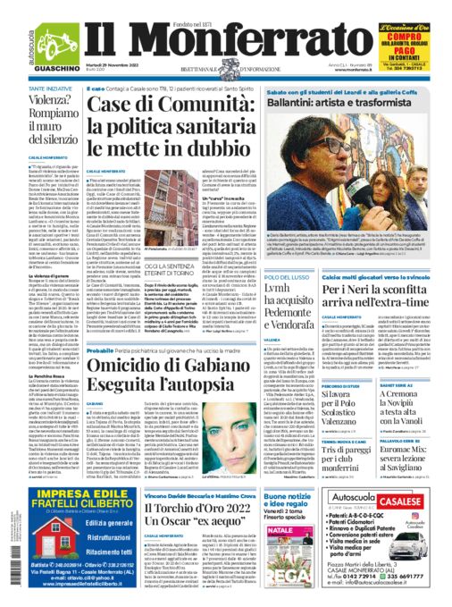 Il Monferrato - Edizione 89 del 29/11/2022
